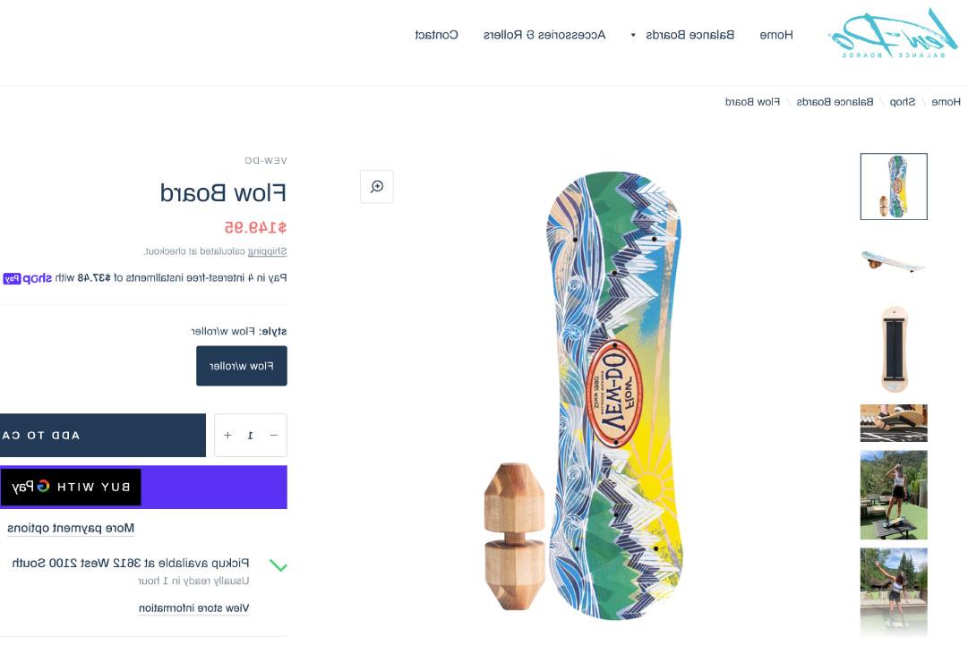 Shopify web design example